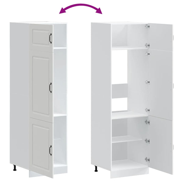 Vidaxl Kitchen Cupboard Kalmar White Engineered Wood Cabinets & Cupboards