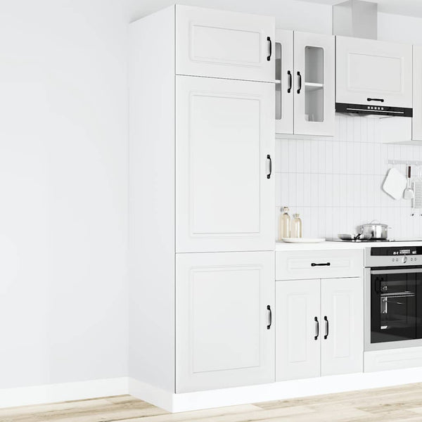 Vidaxl Kitchen Cupboard Kalmar White Engineered Wood Cabinets & Cupboards