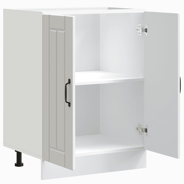 Vidaxl Sink Base Cabinet Lucca White Engineered Wood Bathroom Cabinets