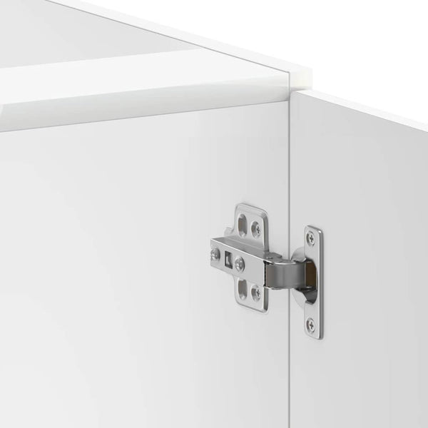 Vidaxl Sink Base Cabinet Lucca White Engineered Wood Bathroom Cabinets
