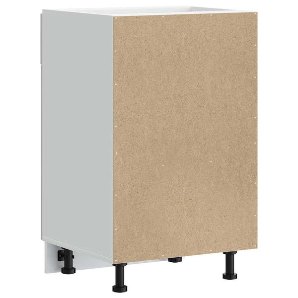 Vidaxl Kitchen Base Cabinet Lucca White Engineered Wood Cabinets & Cupboards