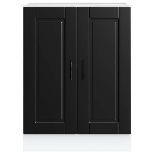 Vidaxl Kitchen Base Cabinet"Porto" Black Engineered Wood Cabinets & Cupboards