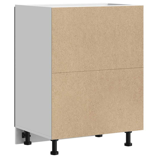 Vidaxl Kitchen Base Cabinet"Porto" Black Engineered Wood Cabinets & Cupboards