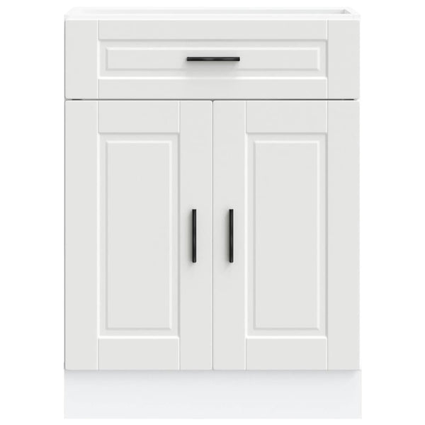 Vidaxl Kitchen Base Cabinetaporto White Engineered Wood Kitchen Cabinet Doors And Fronts
