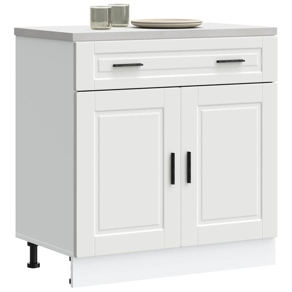 Vidaxl Kitchen Base Cabinetaporto White Engineered Wood Kitchen Cabinet Doors And Fronts