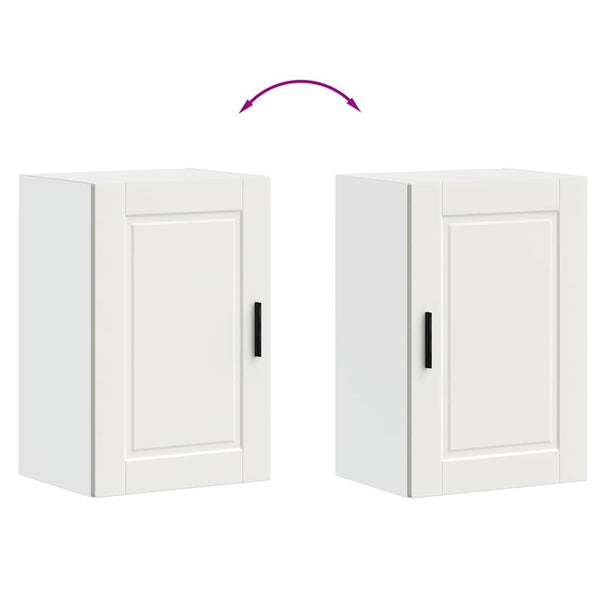 Vidaxl Kitchen Wall Cabinet Porto White Engineered Wood Cabinets & Cupboards