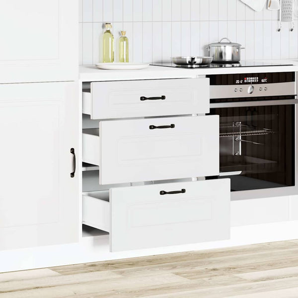 Vidaxl Kitchen Base Cabinet Kalmar White Engineered Wood Cabinets & Cupboards