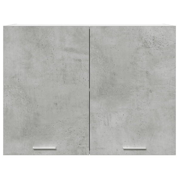 Vidaxl Hanging Cabinet Lyon Concrete Grey 80X31x60 Cm Engineered Wood Hanging Closet Storage