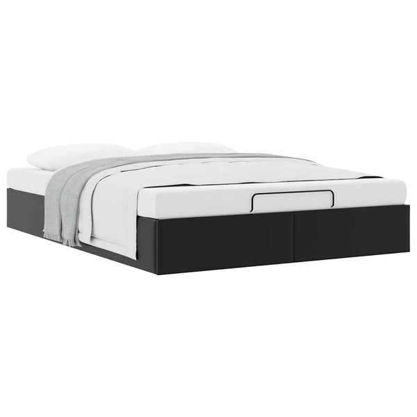 Vidaxl Ottoman Storage Bed Frame No Mattress Black King Single Velvet King Single Bed Frames