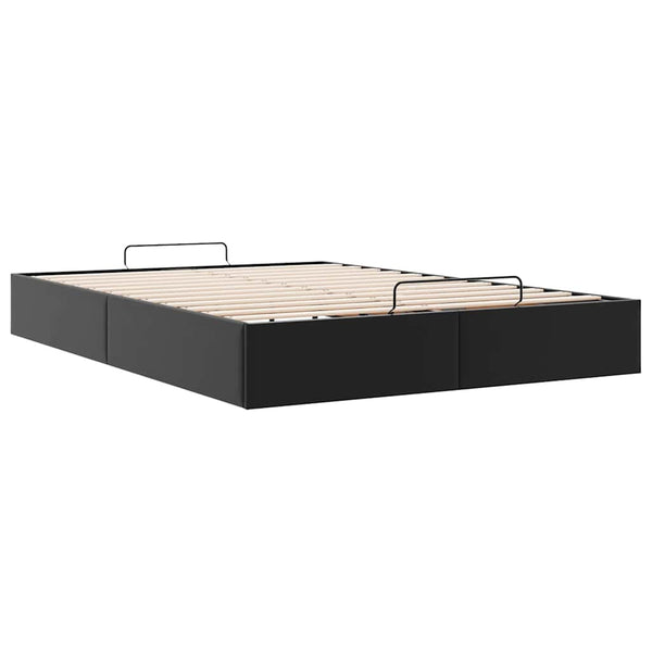 Vidaxl Ottoman Storage Bed Frame No Mattress Black King Single Velvet King Single Bed Frames