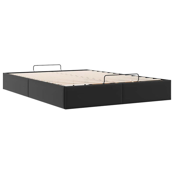 Vidaxl Ottoman Storage Bed Frame No Mattress Black King Single Velvet King Single Bed Frames
