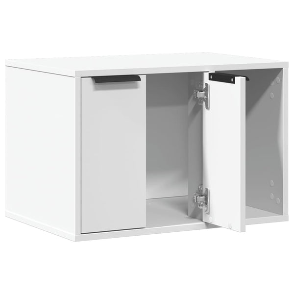 Vidaxl Box Enclosure White 60X40x40 Cm Engineered Wood Cat Litter