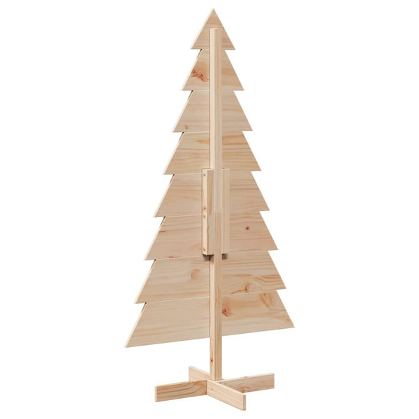 Vidaxl Christmas Tree For Decoration 150 Cm Solid Pine Seasonal Decorations