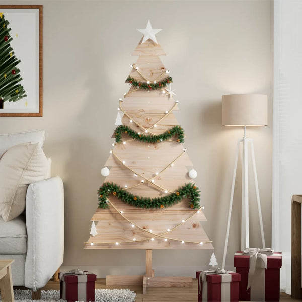 Vidaxl Christmas Tree For Decoration 150 Cm Solid Pine Seasonal Decorations