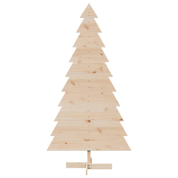 Vidaxl Christmas Tree For Decoration 180 Cm Solid Pine Seasonal Decorations