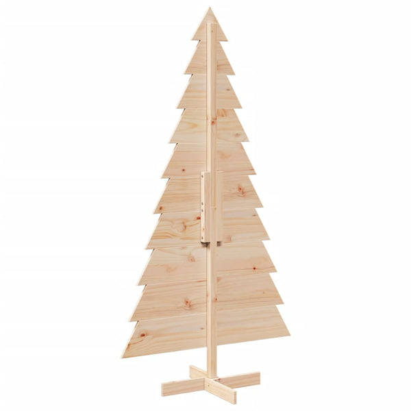 Vidaxl Christmas Tree For Decoration 180 Cm Solid Pine Seasonal Decorations