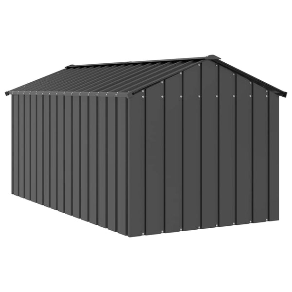 Vidaxl Dog House With Roof 114X202x101 Cm Galvanised Steel Dog Kennels