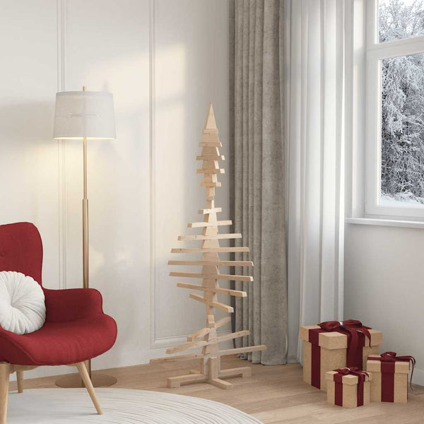 Vidaxl Christmas Tree For Decoration 150 Cm Solid Pine Seasonal Decorations