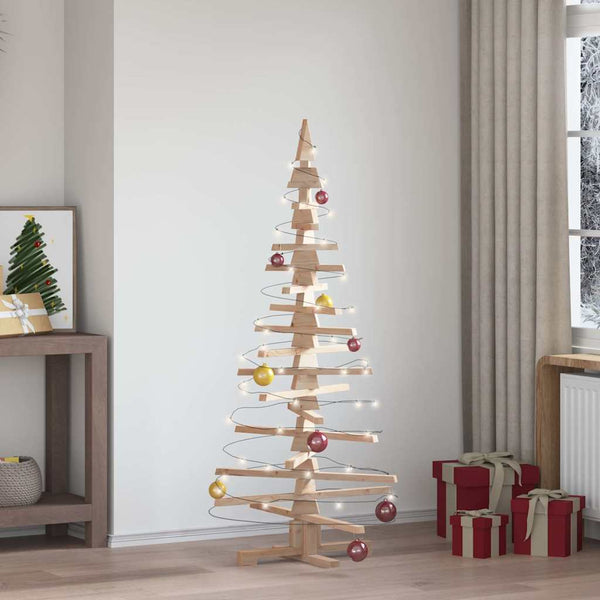 Vidaxl Christmas Tree For Decoration 150 Cm Solid Pine Seasonal Decorations