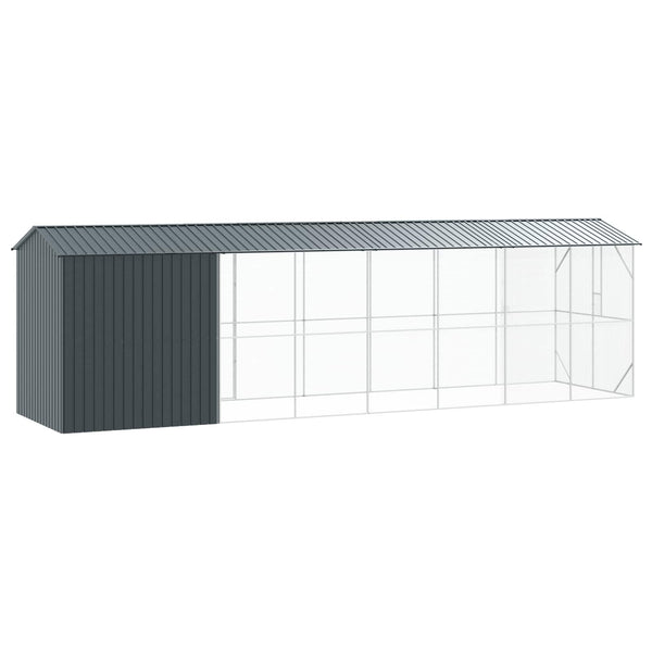 Vidaxl Bird Cage Anthracite 860 X 208 247 Cm Galvanised Steel Bird Cages