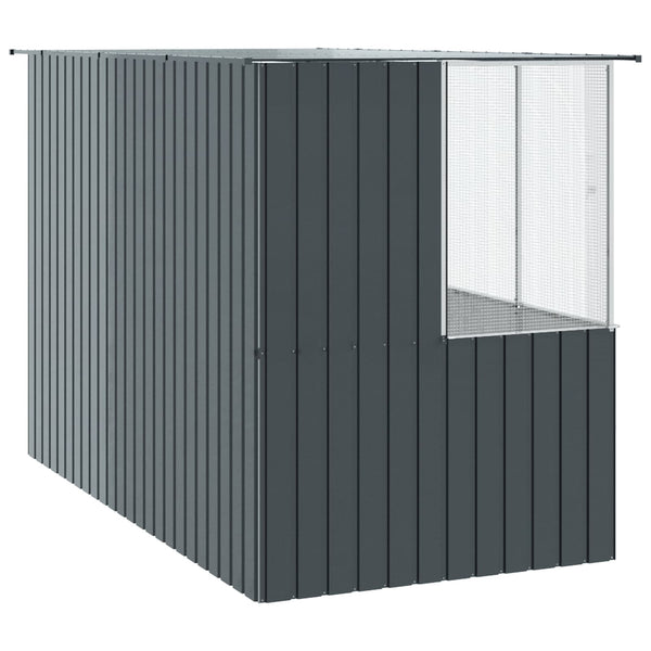 Vidaxl Bird Cage Anthracite 165 X 318 200 Cm Galvanised Steel Bird Cages