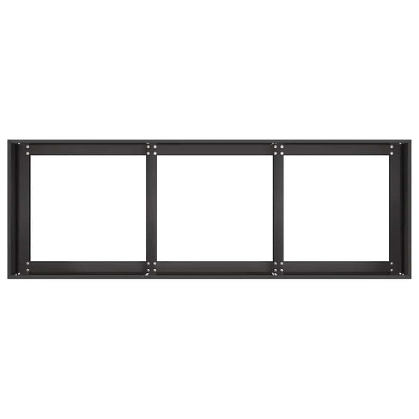 Vidaxl Planter Black 120X40x40 Cm Cold Rolled Steel Planters & Vases