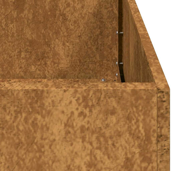 Vidaxl Planter Rusty 280X40x40 Cm Weathering Steel Planters & Vases