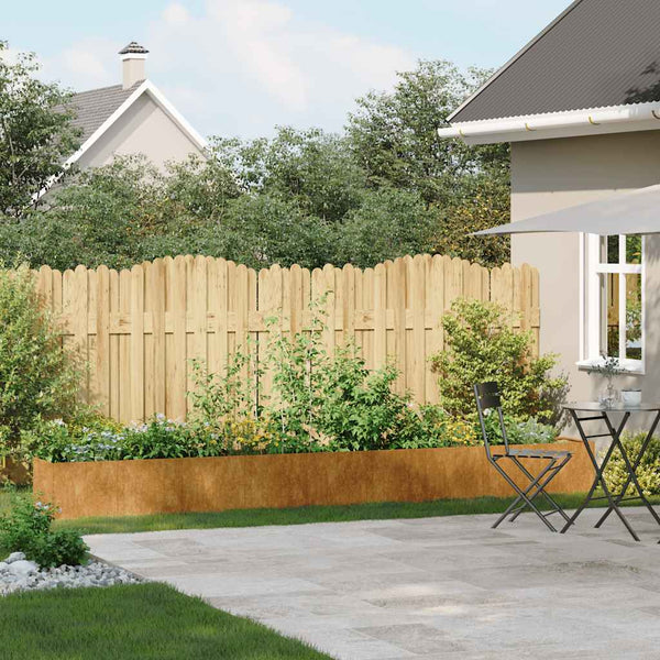 Vidaxl Planter Rusty 360X40x40 Cm Weathering Steel Planters & Vases