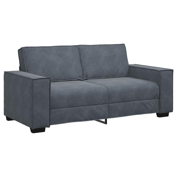 Vidaxl 2 Seater Sofa Dark Grey 180X78x84 Cm Velvet Sofas Armchairs & Couches