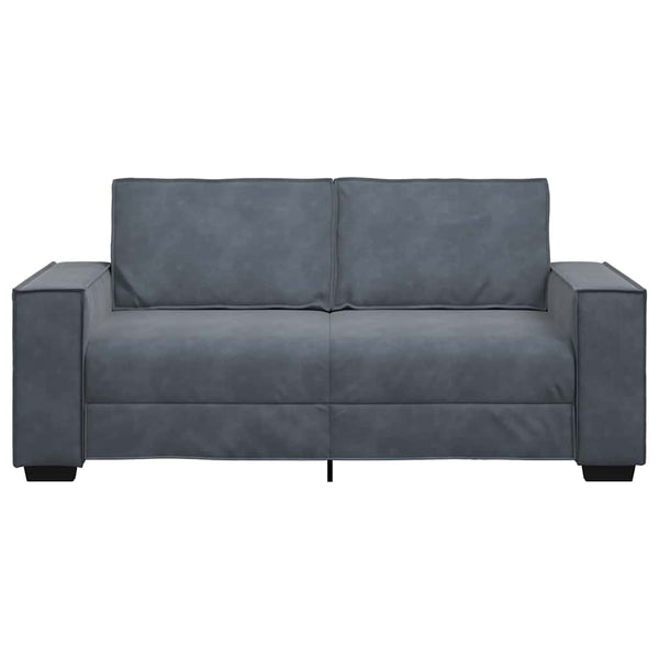 Vidaxl 2 Seater Sofa Dark Grey 180X78x84 Cm Velvet Sofas Armchairs & Couches