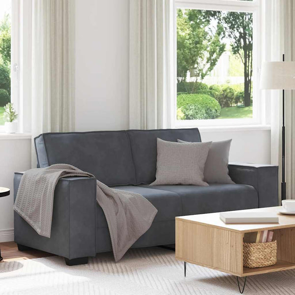 Vidaxl 2 Seater Sofa Dark Grey 180X78x84 Cm Velvet Sofas Armchairs & Couches