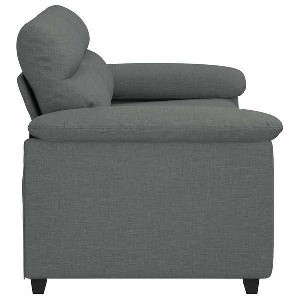 Vidaxl 2 Seater Sofadark Grey 160X81x84 Cm Fabric Sofas Armchairs & Couches