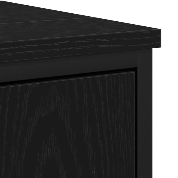 Vidaxl Bathroom Sink Cabinet Black Oak 60 X 30 Cm Engineered Wood Bathroom Cabinets