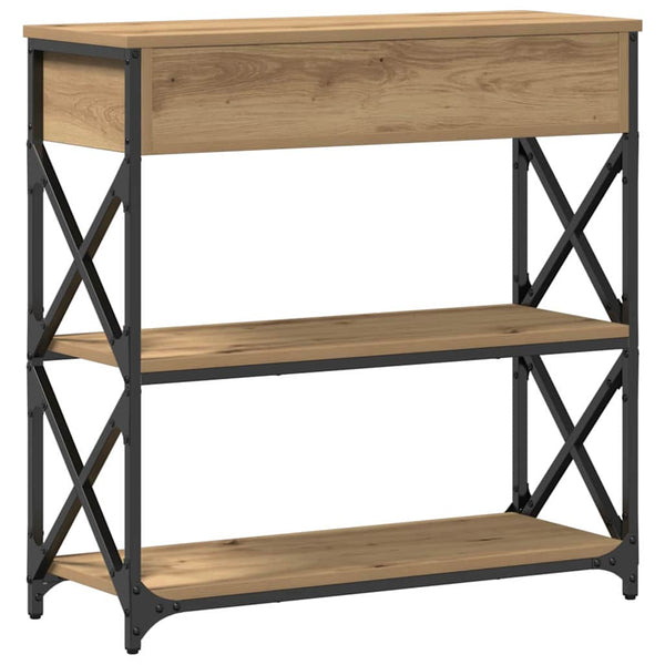Vidaxl Console Table Artisan Oak 75 X 28 Cm Tables