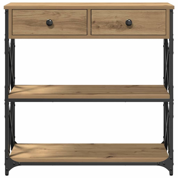 Vidaxl Console Table Artisan Oak 75 X 28 Cm Tables