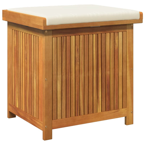 Vidaxl Outdoor Cushion Box 60X50x61 Cm Solid Wood Acacia Storage Deck Boxes