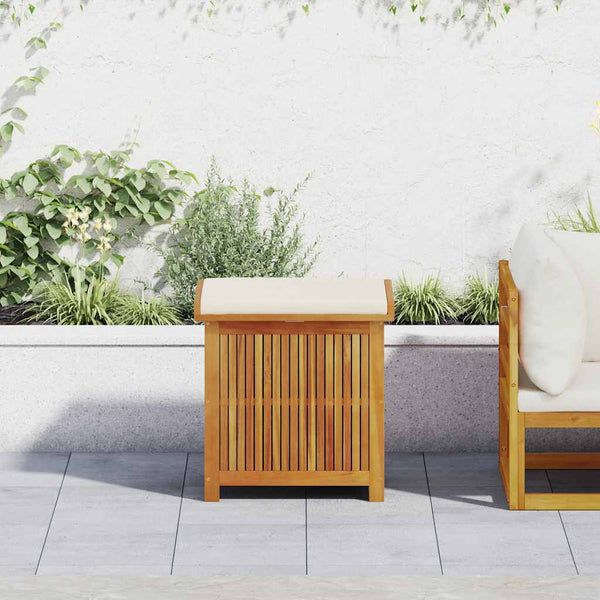 Vidaxl Outdoor Cushion Box 60X50x61 Cm Solid Wood Acacia Storage Deck Boxes