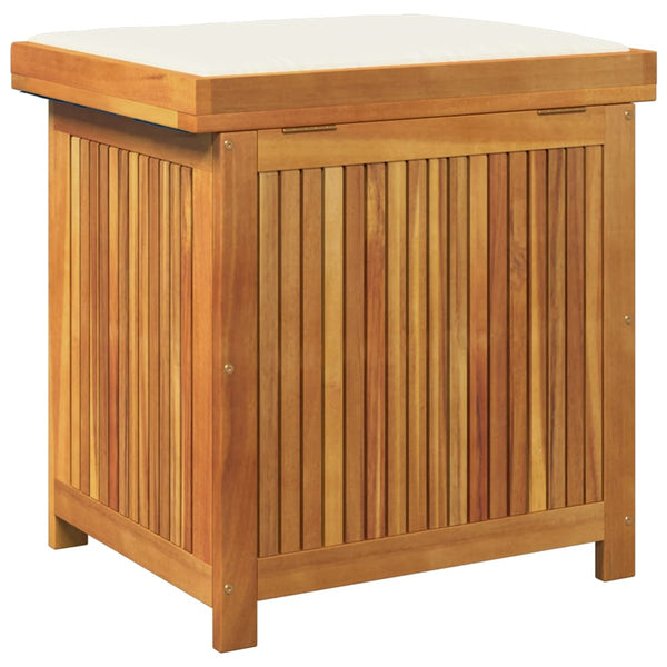 Vidaxl Outdoor Cushion Box 60X50x61 Cm Solid Wood Acacia Storage Deck Boxes