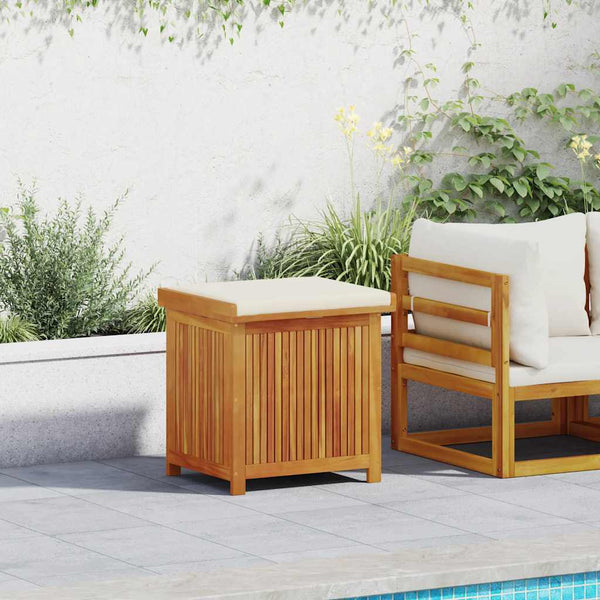 Vidaxl Outdoor Cushion Box 60X50x61 Cm Solid Wood Acacia Storage Deck Boxes