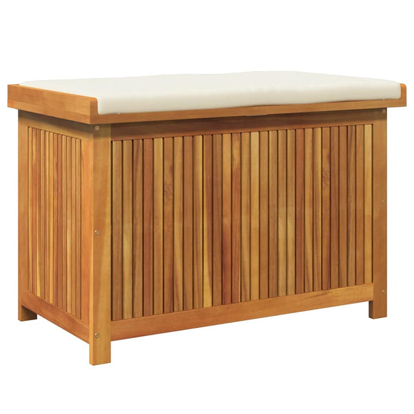 Vidaxl Outdoor Cushion Box 90X50x60.5 Cm Solid Wood Acacia Storage Deck Boxes
