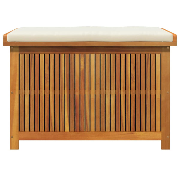 Vidaxl Outdoor Cushion Box 90X50x60.5 Cm Solid Wood Acacia Storage Deck Boxes