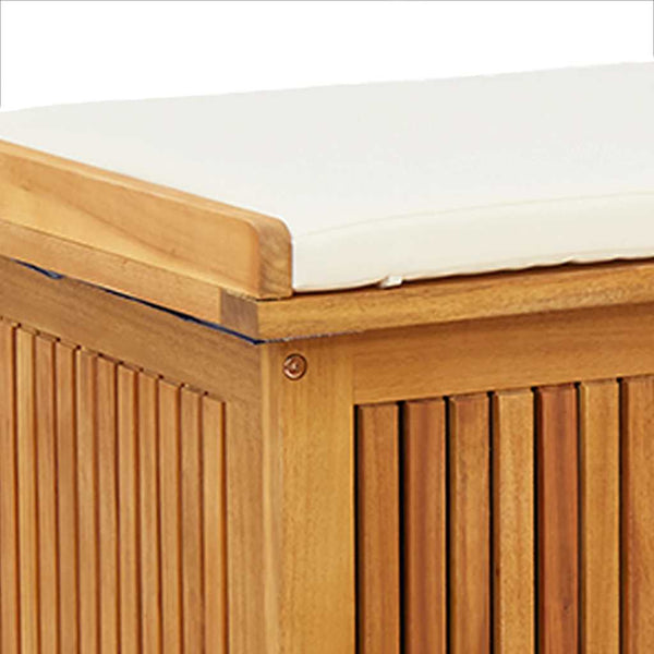 Vidaxl Outdoor Cushion Box 90X50x60.5 Cm Solid Wood Acacia Storage Deck Boxes