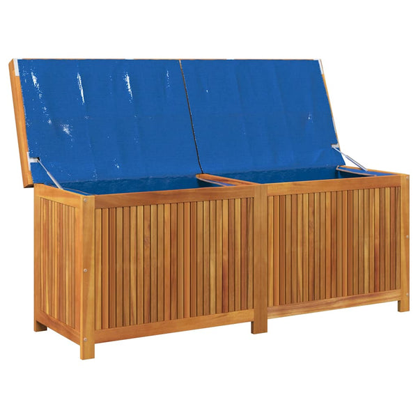 Vidaxl Outdoor Cushion Box 150X50x60.5 Cm Solid Wood Acacia Patio Furniture Cushions & Pads