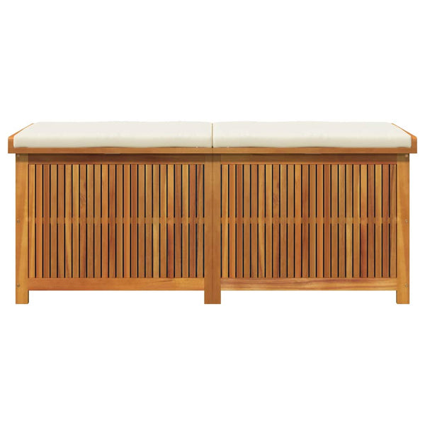 Vidaxl Outdoor Cushion Box 150X50x60.5 Cm Solid Wood Acacia Patio Furniture Cushions & Pads