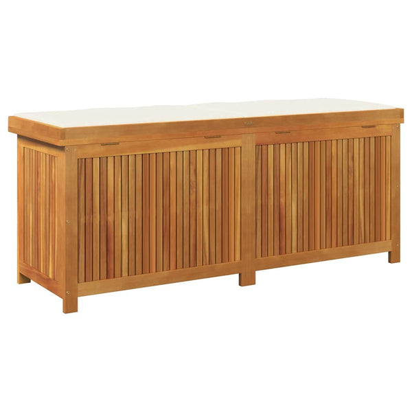 Vidaxl Outdoor Cushion Box 150X50x60.5 Cm Solid Wood Acacia Patio Furniture Cushions & Pads