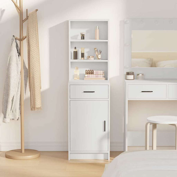 Vidaxl Highboard White 41 X 40 135 Cm Engineered Wood Sideboards & Buffets