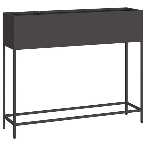 Vidaxl Raised Garden Planter 100 X 26 82 Cm Steel Raised Garden Beds