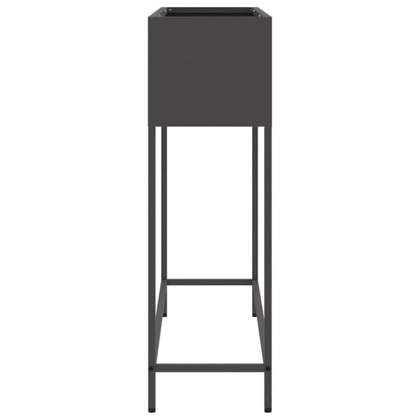 Vidaxl Raised Garden Planter 100 X 26 82 Cm Steel Raised Garden Beds