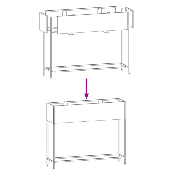 Vidaxl Raised Garden Planter 100 X 26 82 Cm Steel Raised Garden Beds