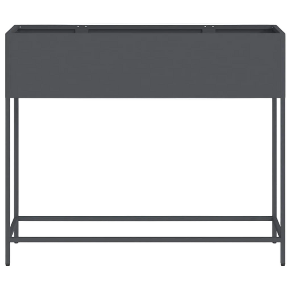 Vidaxl Raised Garden Planter 100 X 26 82 Cm Steel Raised Garden Beds